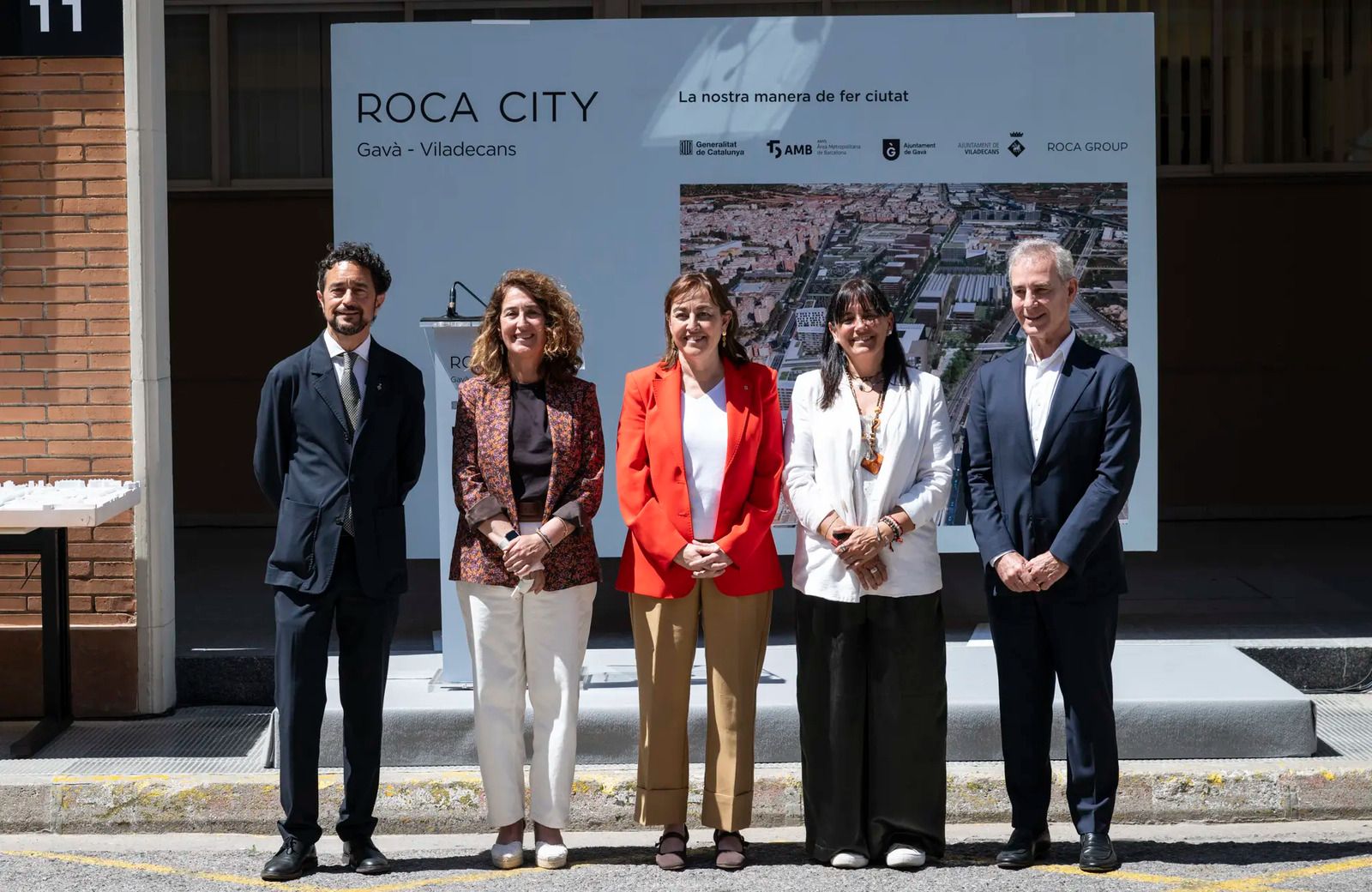 Presentació del projecte del nou barri Roca City entre Gavà i Viladecans