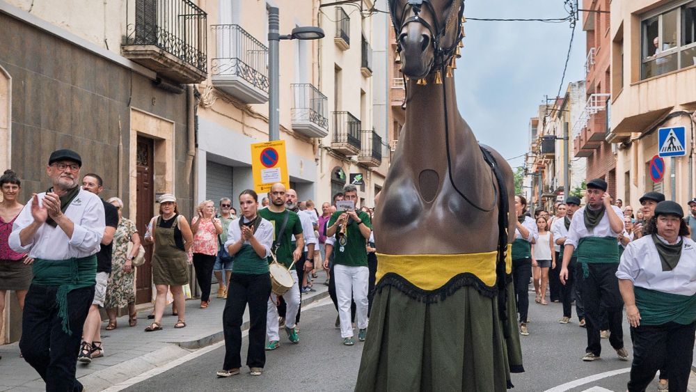 La Mulassa va trepitjar els carrers de la Canonja per primer cop aquest dissabte
