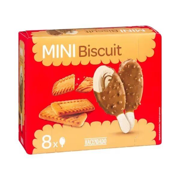 Mini Bombón Biscuit Hacendado