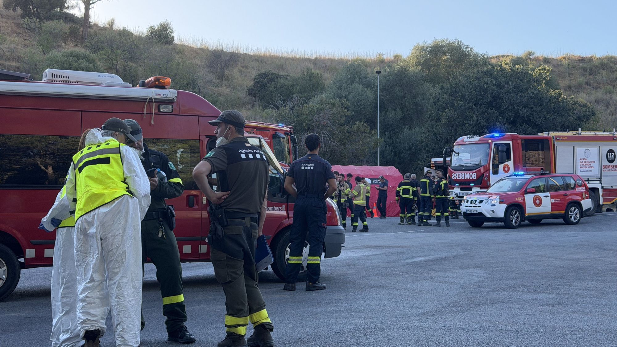 Imatge de l'incendi a Collserola (2)