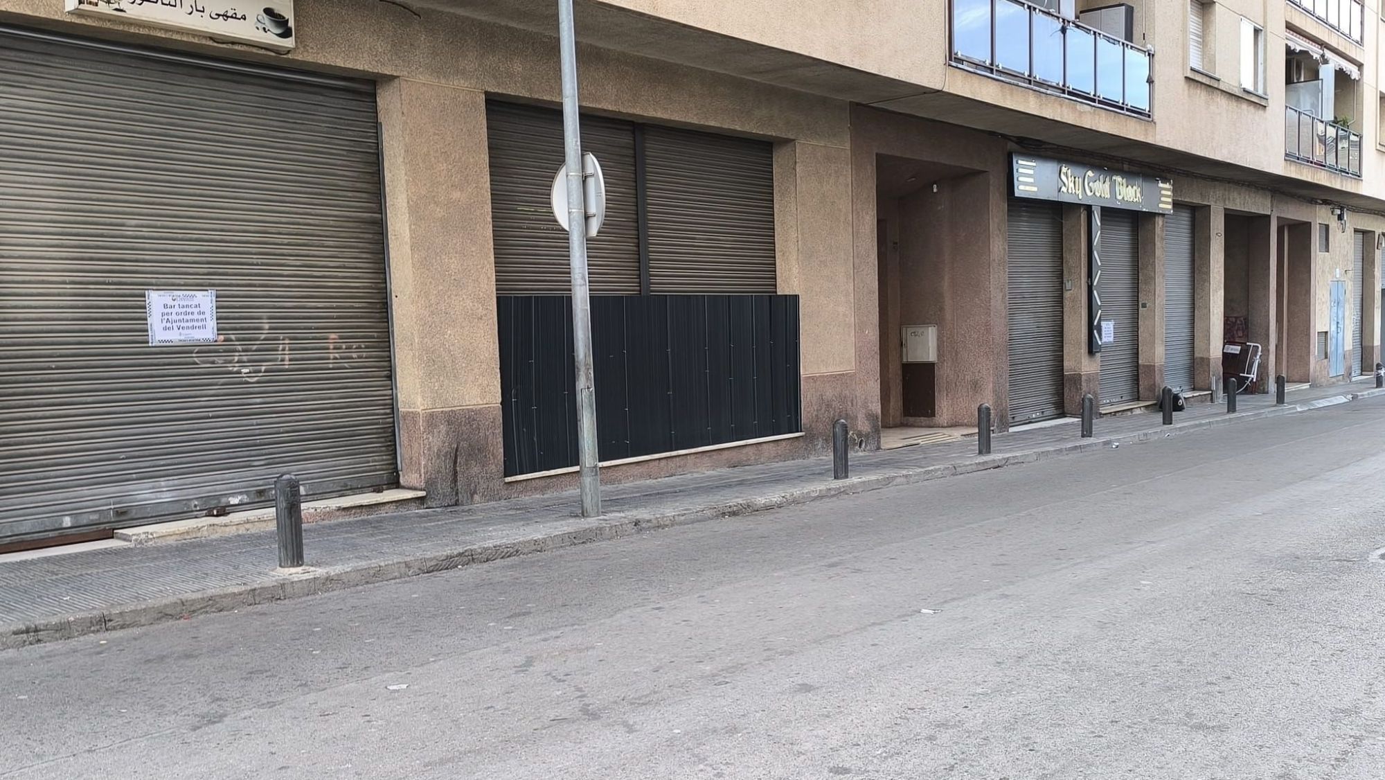 El bar Nador, tancat al Vendrell