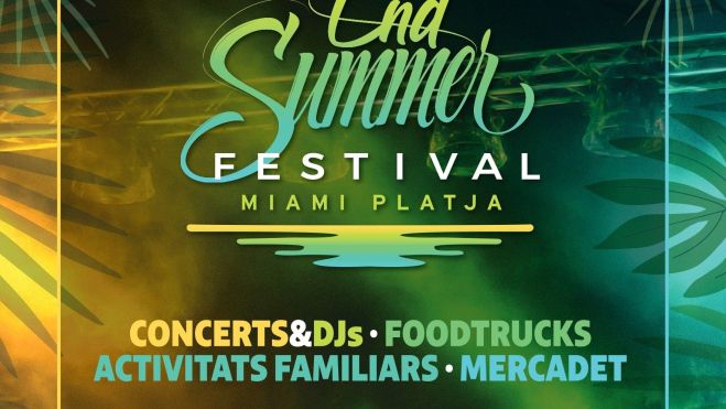 cartell de l'end summer Festival de Miami Platja
