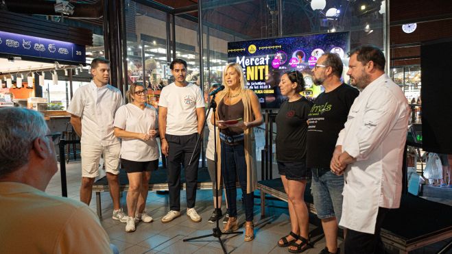 Moment de la presentació del Mercat de Nit