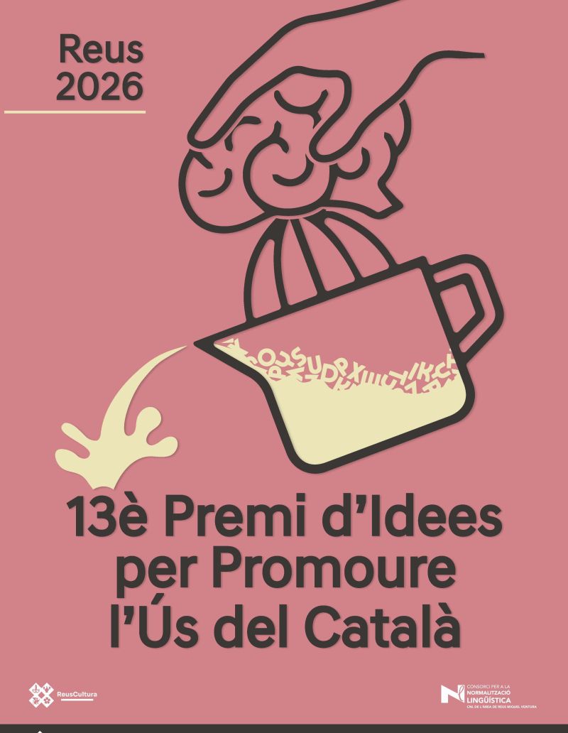 Cartell 13è Premi d'Idees per Promoure l'Ús del Català a Reus