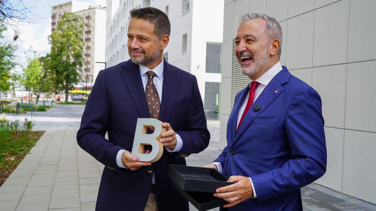 Jaume Collboni en el seu viatge a Varsòvia