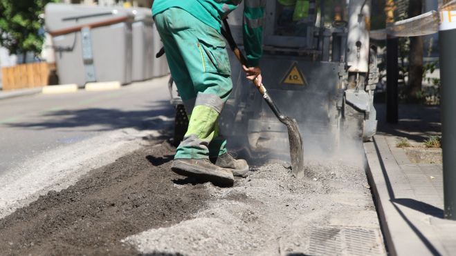 Treballs de reparació i conservació de la via pública