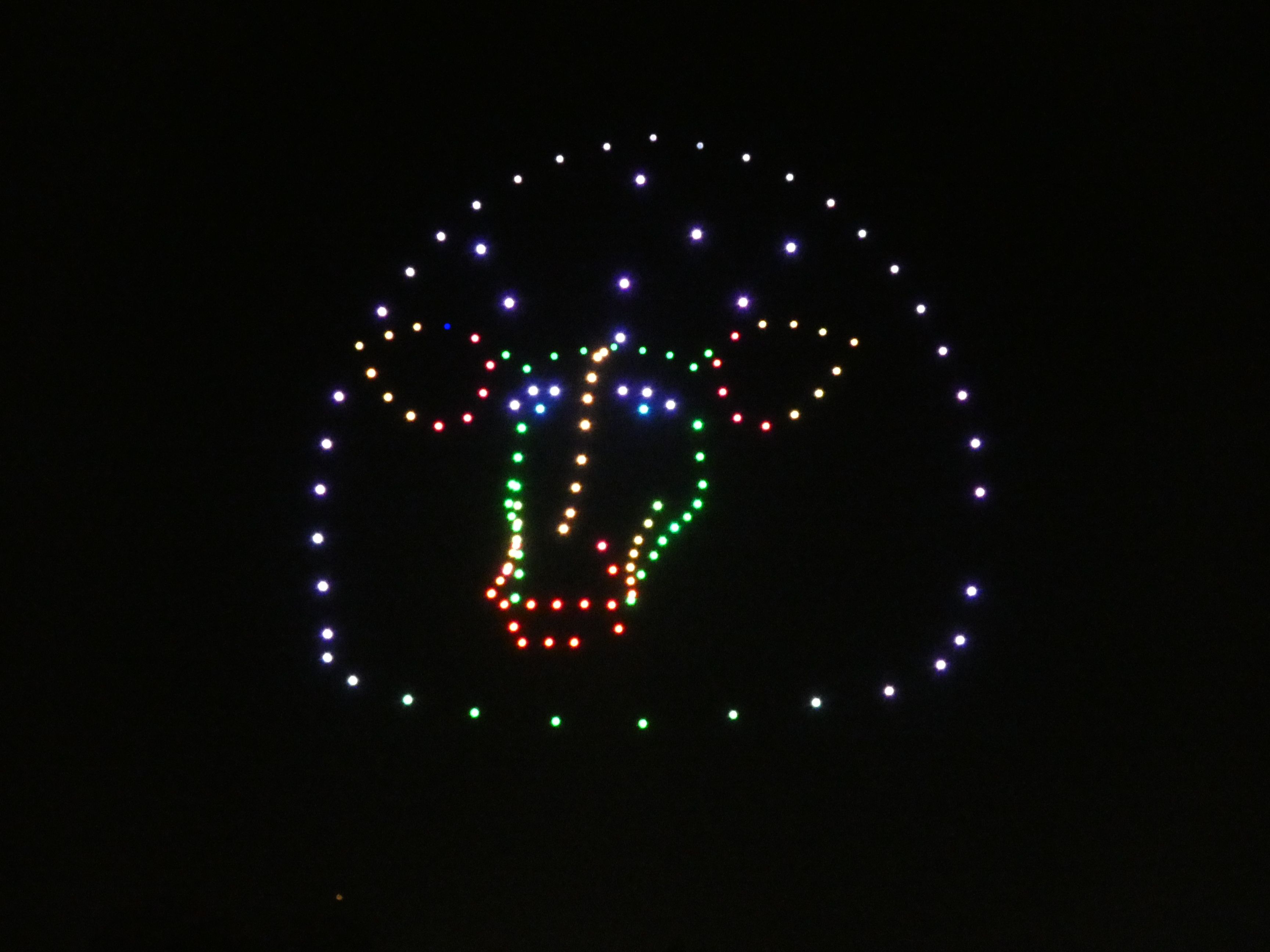 Espectacle de drons de les Festes de la Cinta de Tortosa