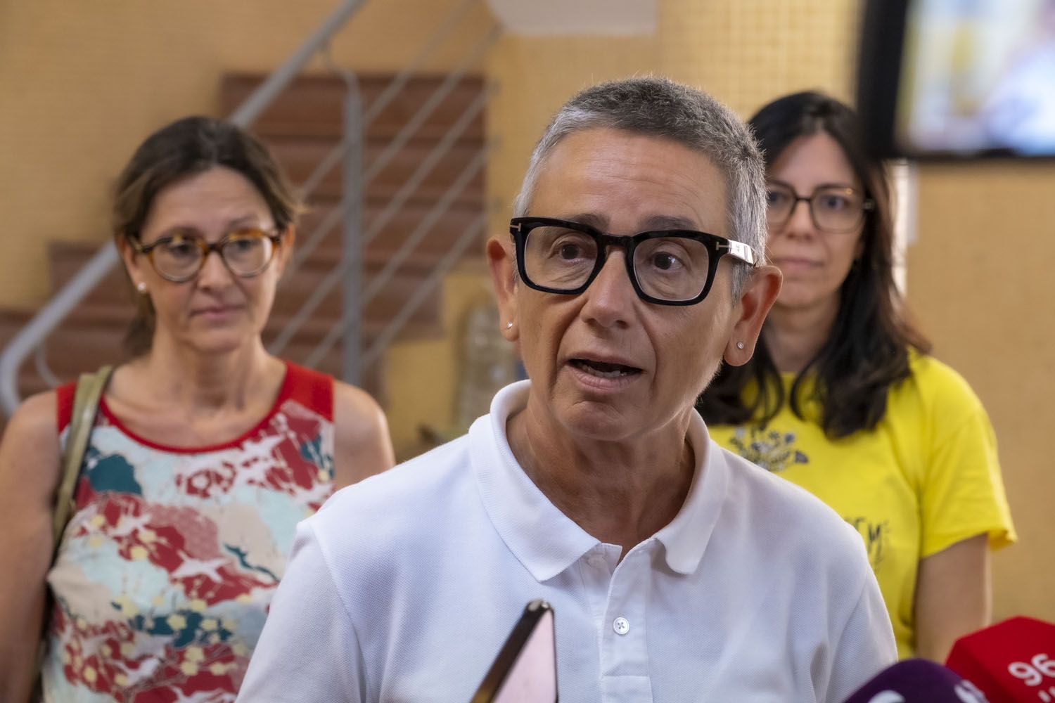 La consellera d'Educació de Tarragona, Isabel Mascaró, a l'Escola Bonavista