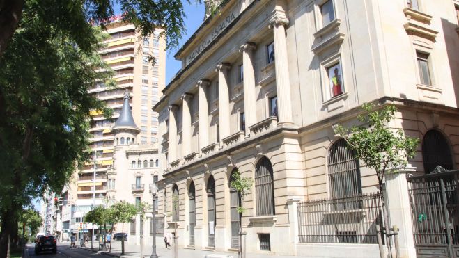 Exterior de l'edifici del Banc d'Espanya de Tarragona