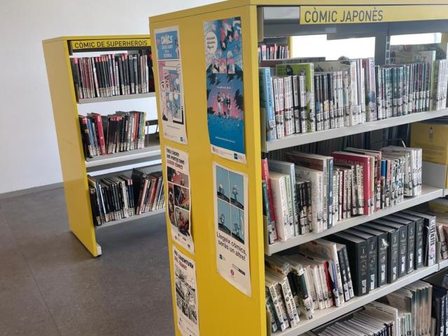 Fons de còmic japonès a la La Biblioteca Armand Cardona Torrandell de Vilanova i la Geltrú