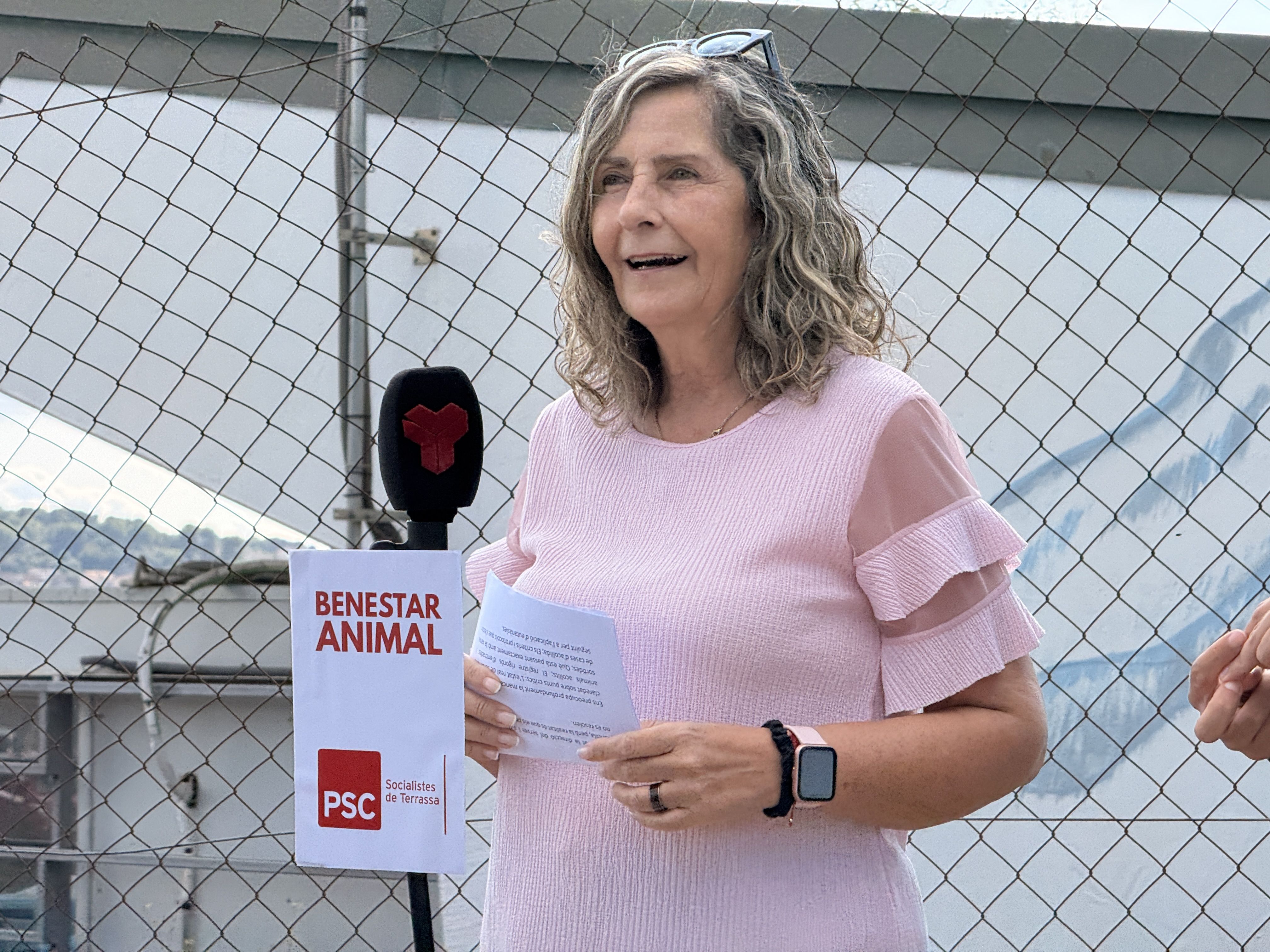 La regidora socialista de Terrassa Josefina Merino