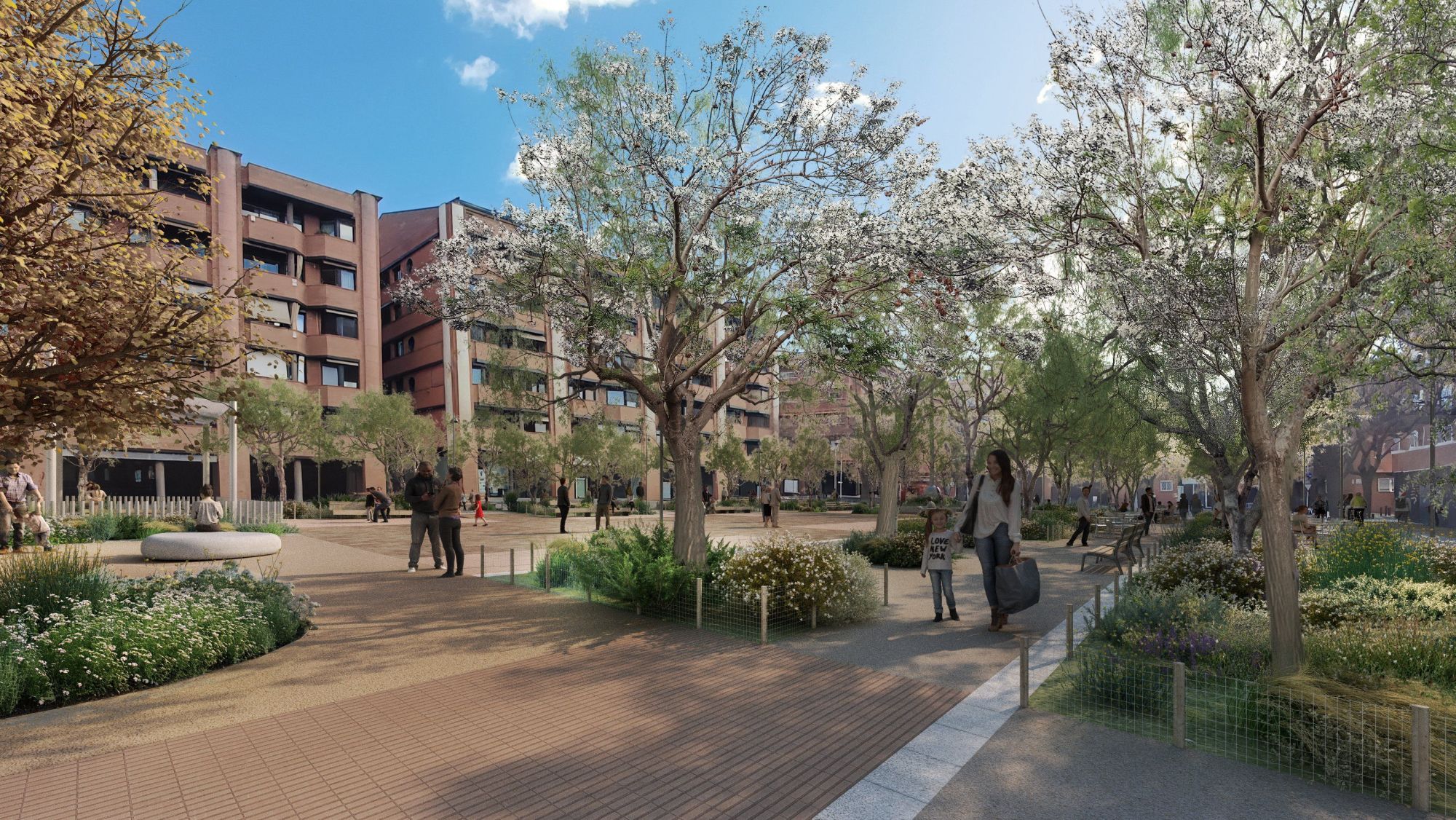 RENDER Pl Maria Aurèlia Capmany Sant Joan Despí