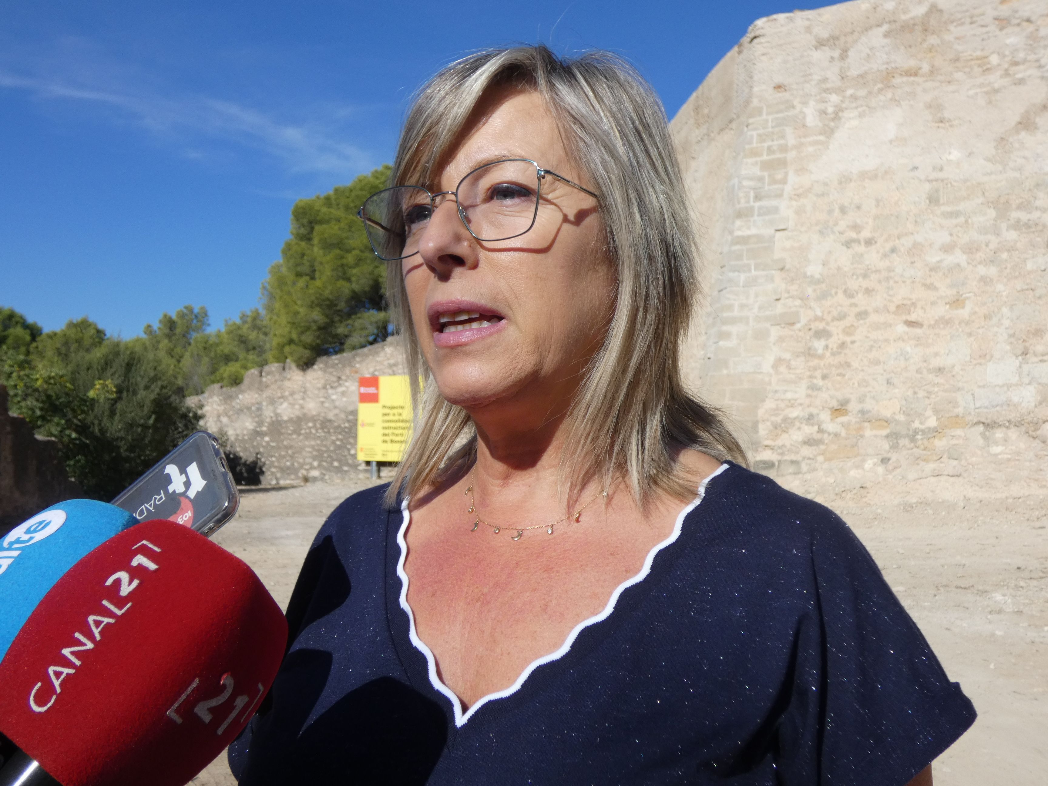 Mar Lleixà sobre les obres de restauració al Fortí de Bonet de Tortosa