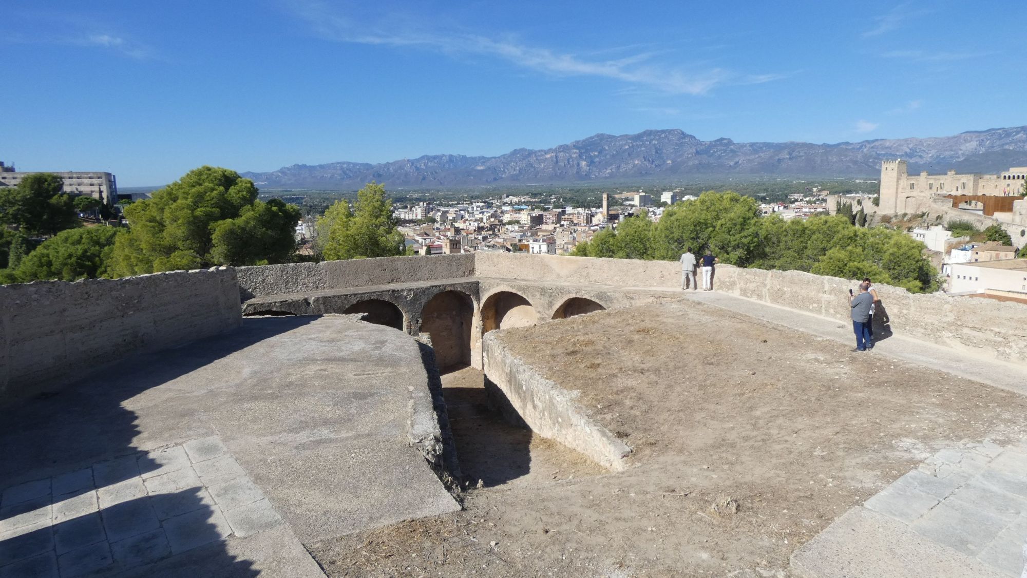 Obres de restauració al Fortí de Bonet de Tortosa