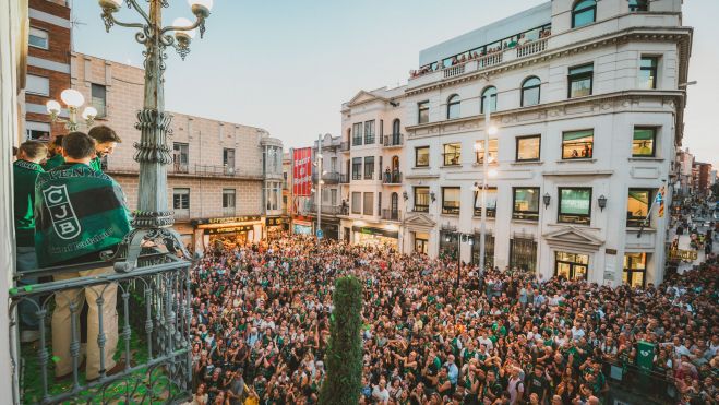 Celebració Supercopa Plaça de la Vila 