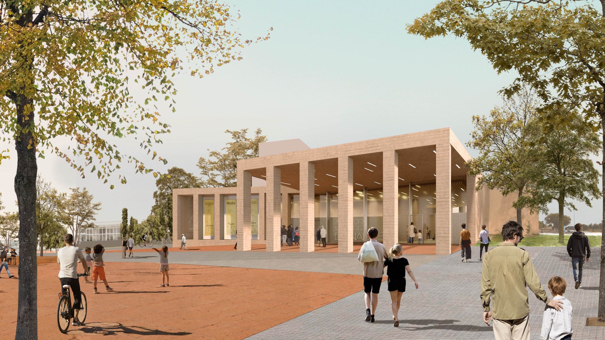 Render del futur Teatre Auditori Mestre Benaiges de Mont roig del Camp