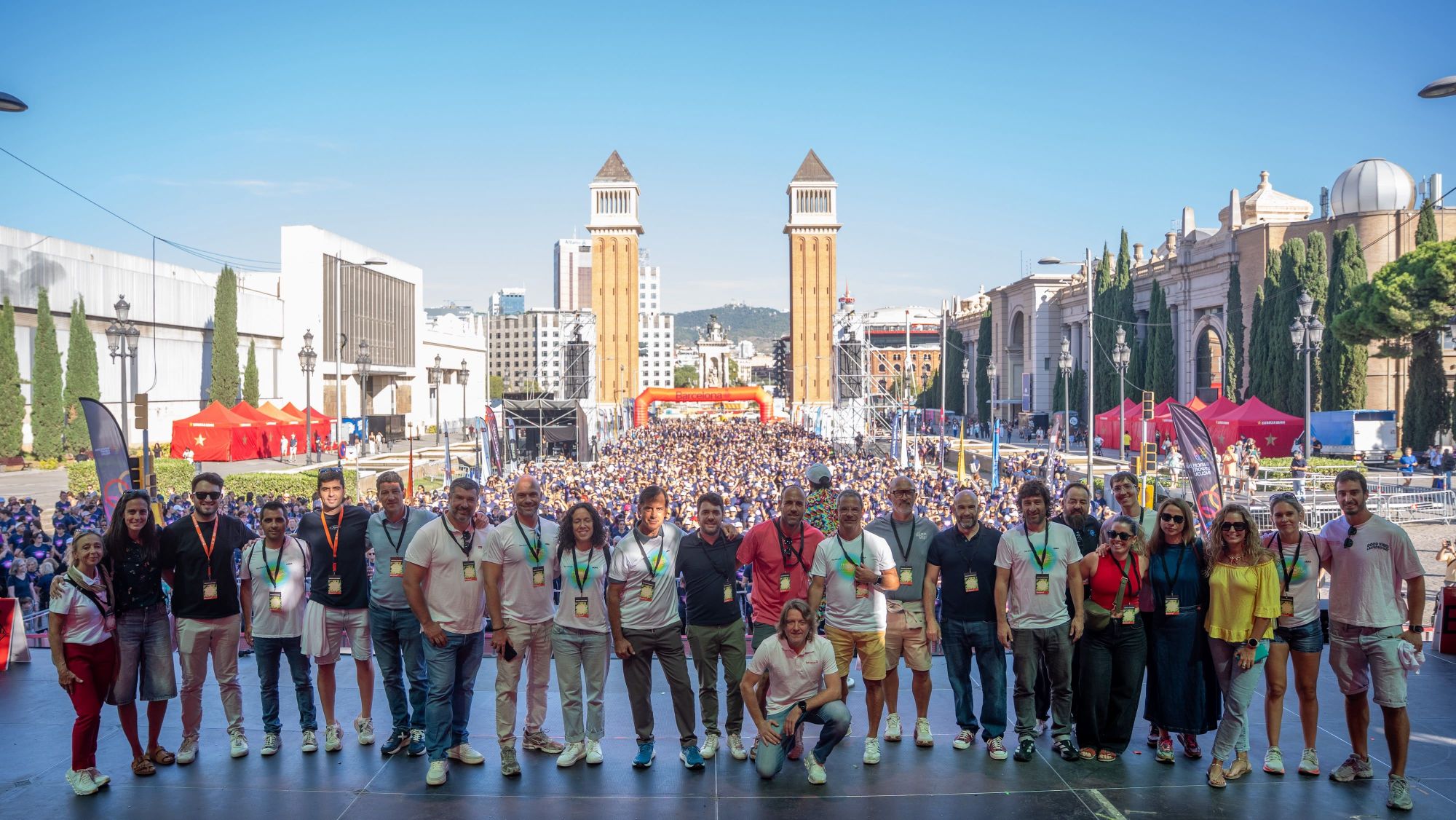 Barcelona reuneix 4.500 persones en una gran festa del fitnes al carrer per la Mercè 4