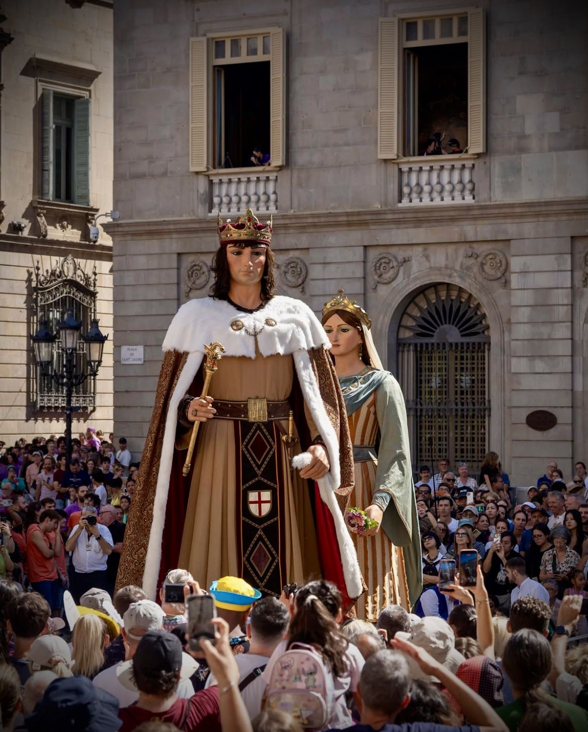 Gegants de Barcelona per la Mercè
