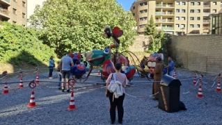Una activitat infantil de la vila medieval