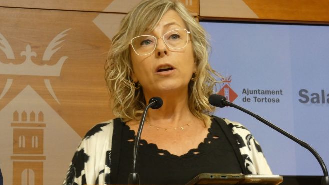L'alcaldessa Mar Lleixà durant la compareixença per l'inici del cas Efial