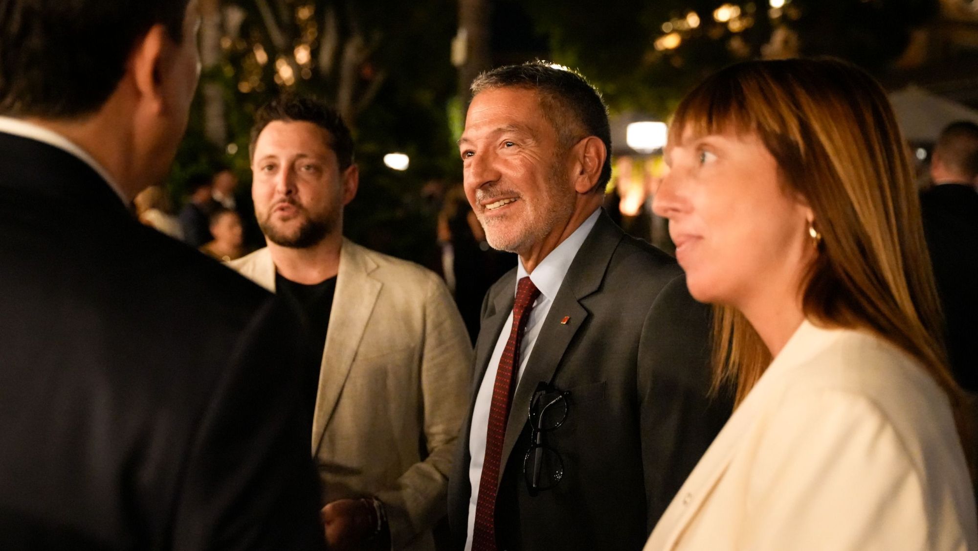 Rubén Viñuales i Miquel Sàmper al 49è Sopar Anual de l'AEHT