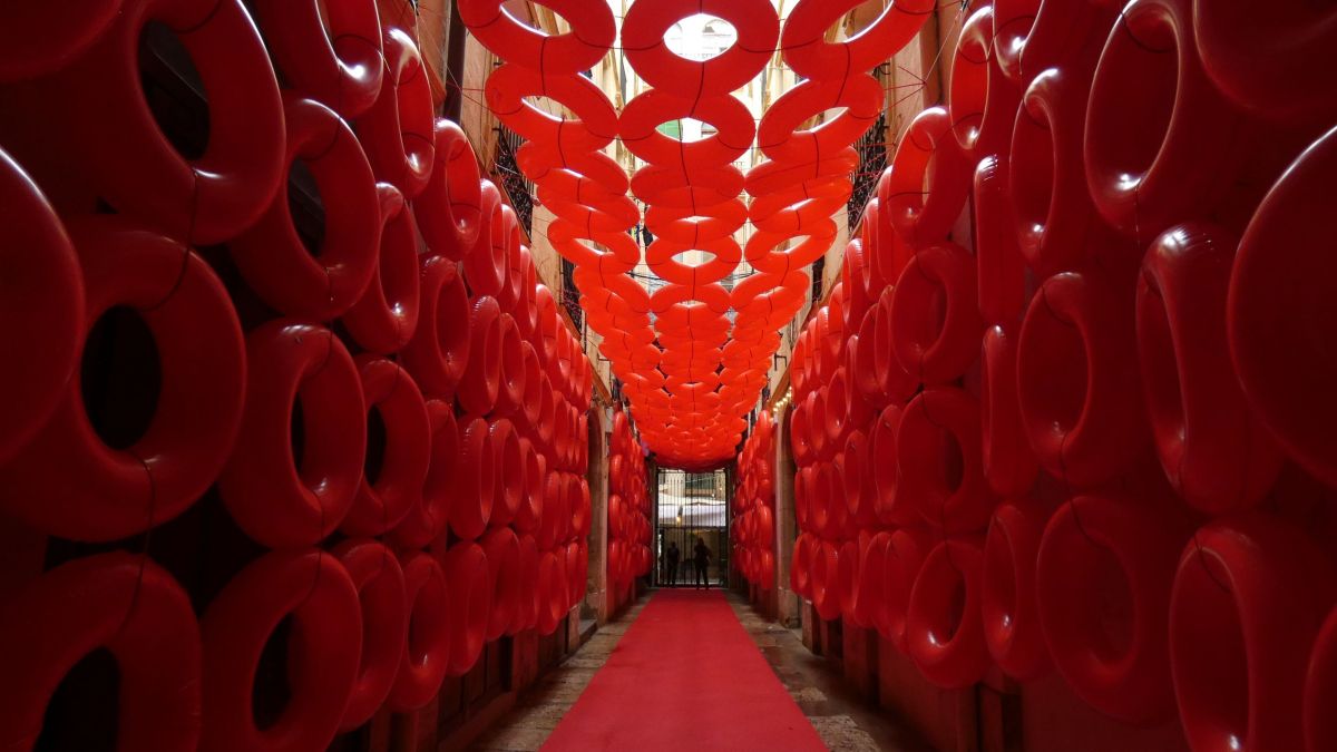 Una de les obres del festival A Cel Obert