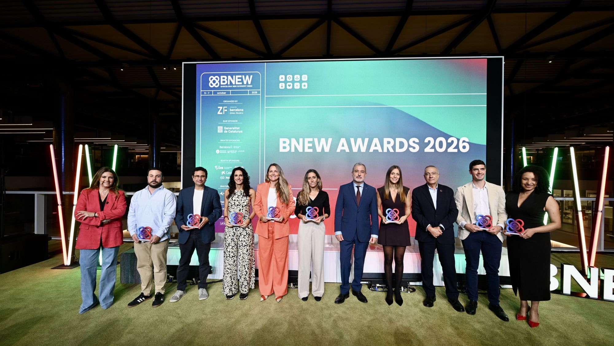 BNEW 2026 premia vuit startups per les seves solucions en tecnologia, salut, energia i nova economia