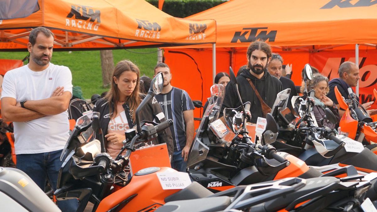 Exposició de motocicletes a l'exproreus
