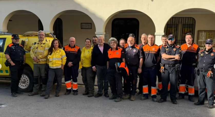 Protecció Civil de Constantí col·labora en la recuperació dels municipis afectats pels aiguats 1