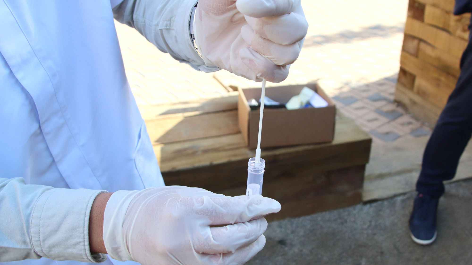 També hi ha una feina de laboratori