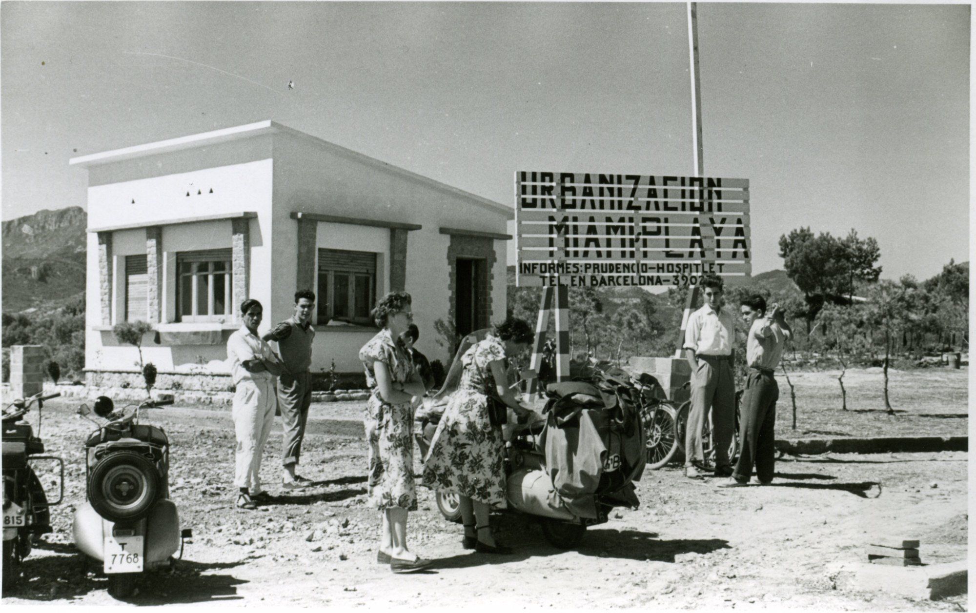 Imatge d'arxiu de Miami Platja a mitjan dels anys 50 | FOTO: Ajuntament de Mont roig del Camp
