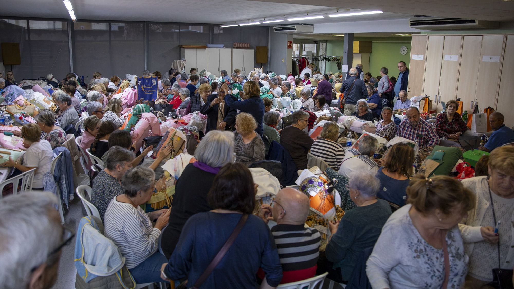 Unes 150 persones van participar a la XIX Trobada de Puntaires Vila del Morell