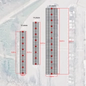 Les pèrgoles generaran energia i també ombra per a 72 llocs d'aparcament