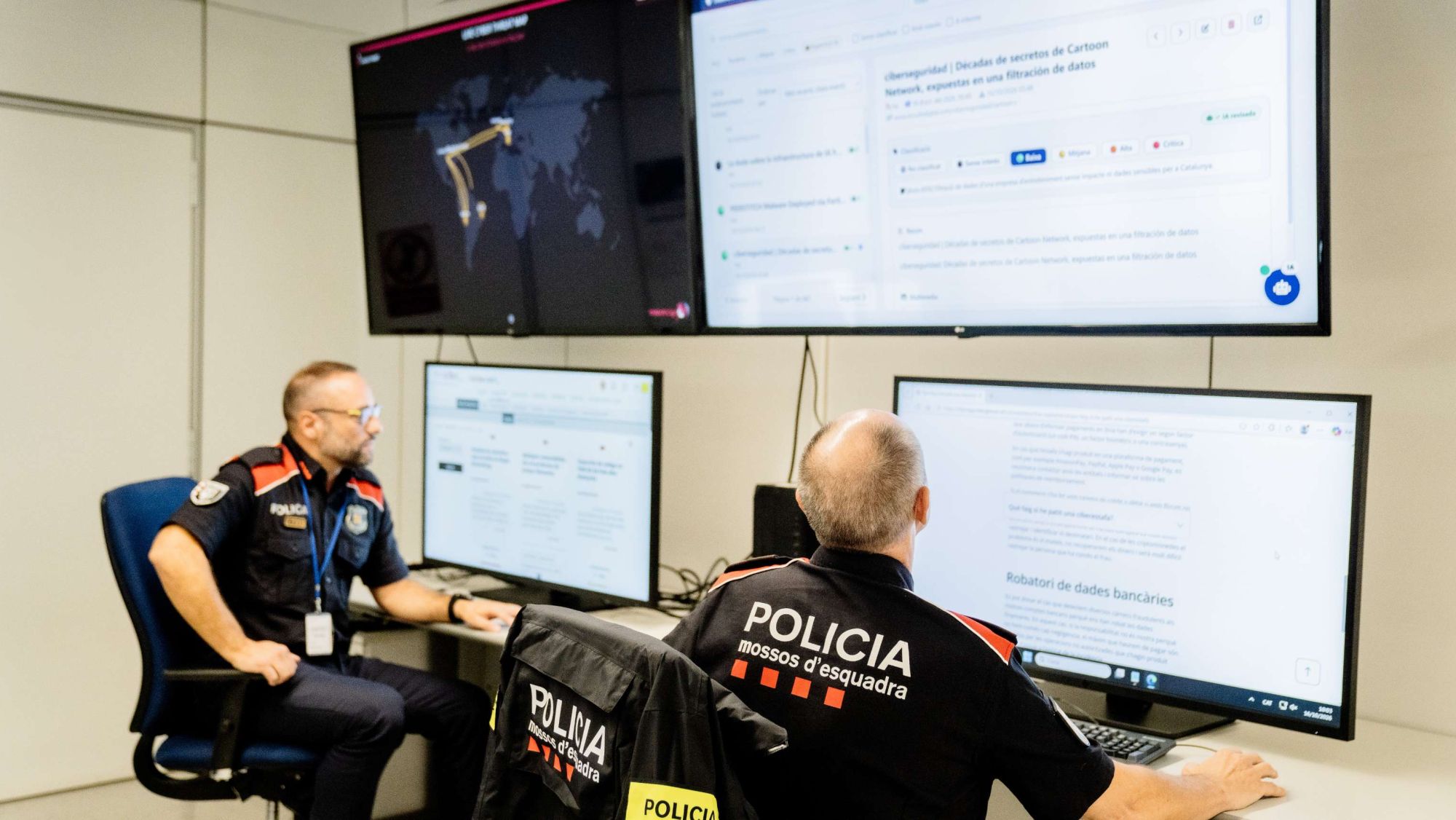 Els Mossos han recuperat 1.250.000 € sostrets en una ciberestafa