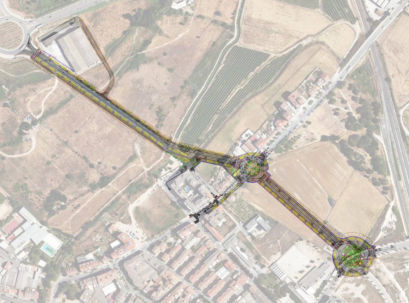 Imagen de la actuación prevista en el vial de Víctor Torres.