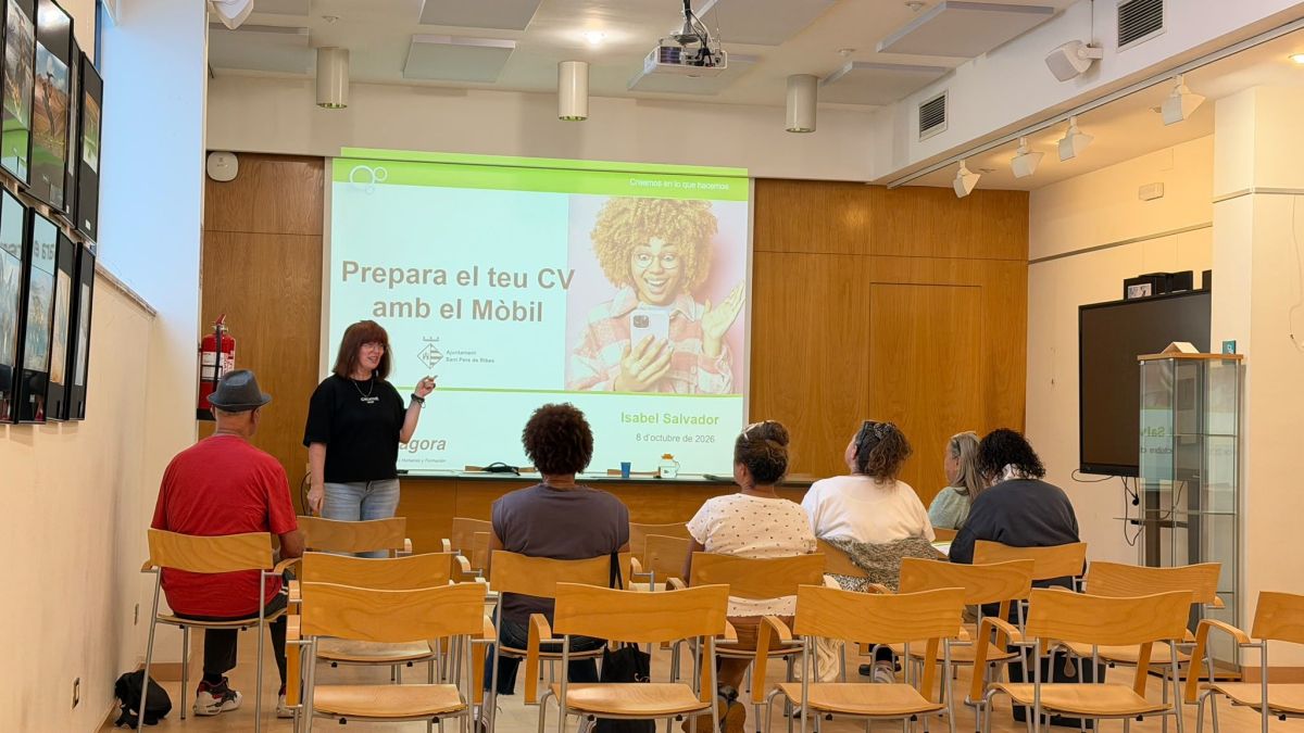 Sant Pere de Ribes tanca la Setmana del Món Laboral amb tallers sobre IA, currículums i entrevistes 1