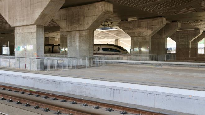 L'estació de la Sagrera, a Barcelona, encara la fase final de les obres