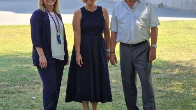 Desquerra a dreta Silvia Reverte Anna Panisello i Josep Lluis Clua