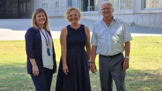 D'esquerra a dreta Silvia Reverte, Anna Panisello i Josep Lluis Clua