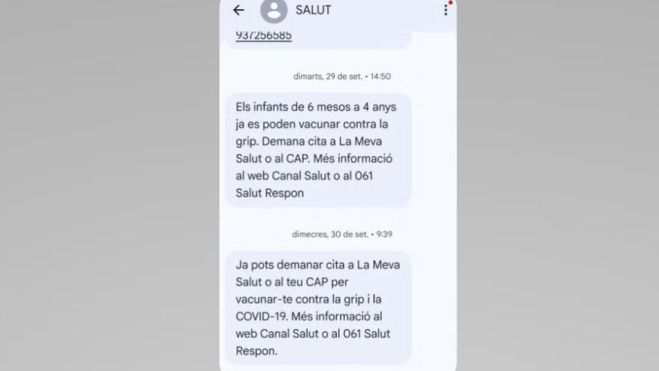 Així és un missatge real de Salut