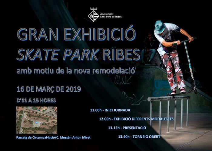 L’Skate Park de Sant Pere de Ribes acull una exhibició de diferents modalitats d’esport urbà