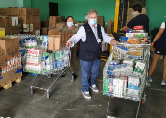 El recapte d’aliments bàsics a Sant Pere de Ribes suma 8.020 quilos en dos dies