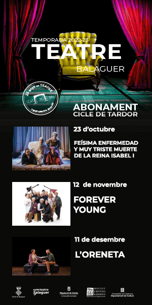 Ajuntament Balaguer / Temporada Teatre Novembre Desembre