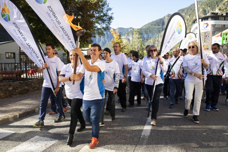 Andorra la Vella rebrà el pas de la flama olímpica dels Special