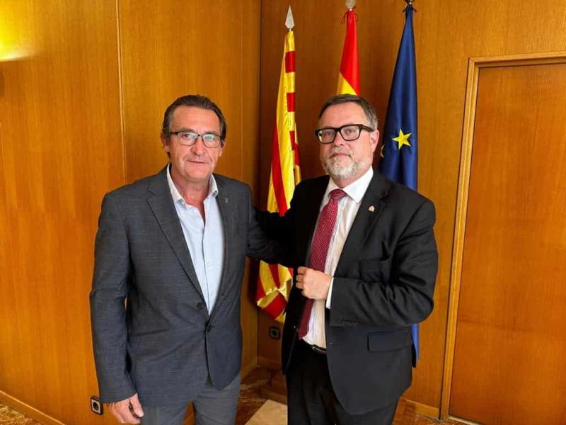 Juanma Cabello es reuneix amb el subdelegat del Govern a Tarragona
