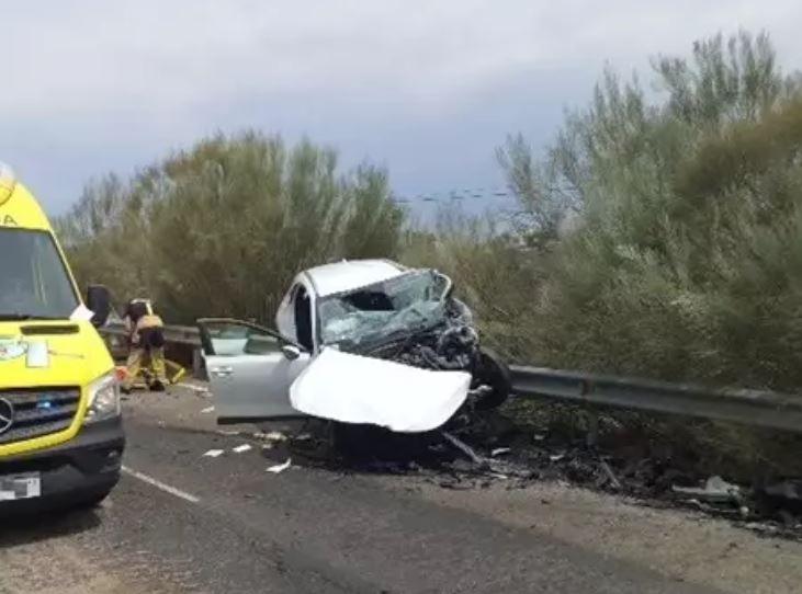 Mor un home a la C-31 a Sitges després d’un xoc frontal amb una autocaravana