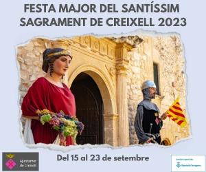 Festa Major Santíssim Sagrament Creixell 2023