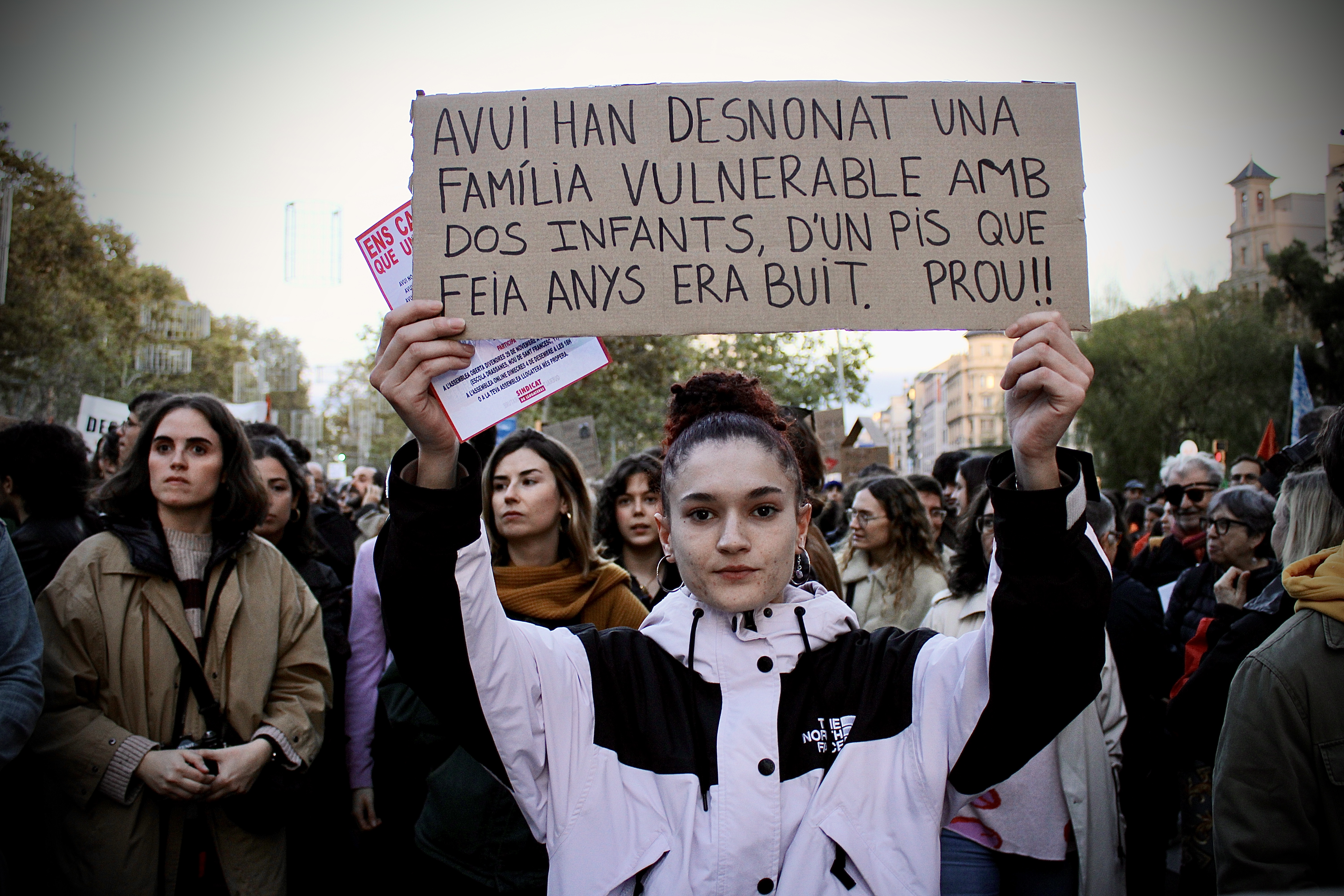 Manifestació per l'habitatge a Barcelona