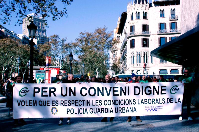 protesta policía