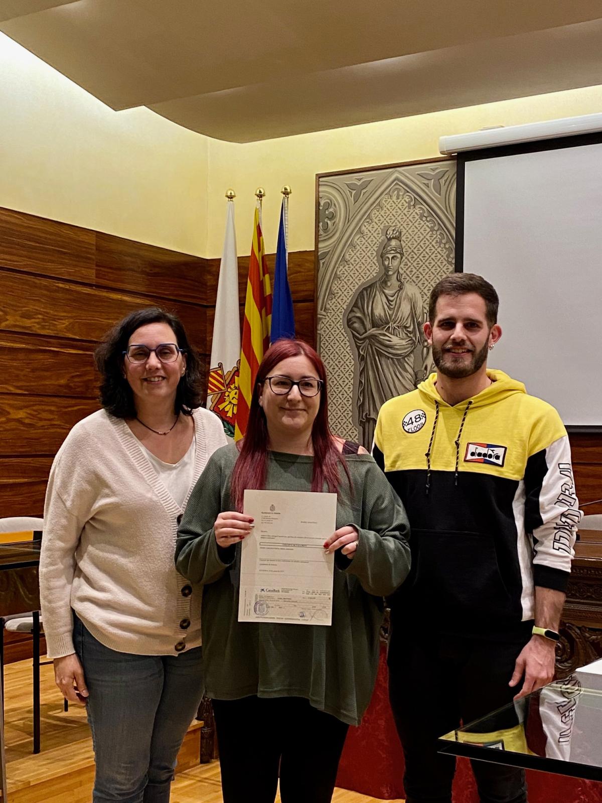 Isabel Martínez, autora de la postal seleccionada enguany a Solsona